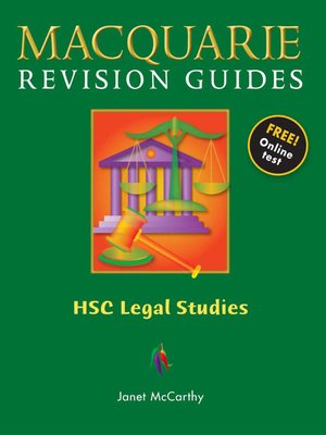 cover image of Macquarie Guide - HSC Legal Studies
